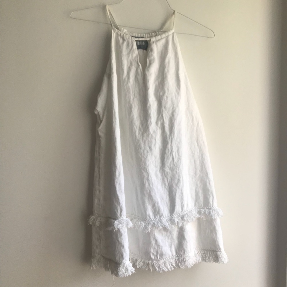 Reformation White Linen Summer Dress